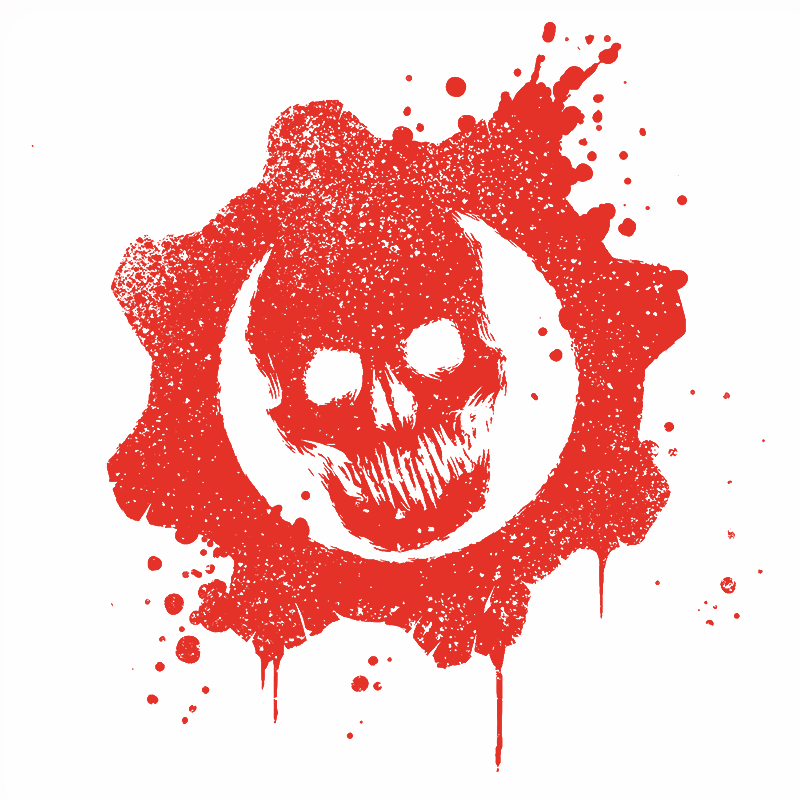 Gears of War omen in red